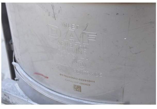 Katalysator SCR Euro 5 DAF Cummins - 300731A AENB760 - Convertidor catalítico para Camión: foto 2 Katalysator SCR Euro 5 DAF Cummins - 300731A AENB760 - Convertidor catalítico para Camión: foto 2