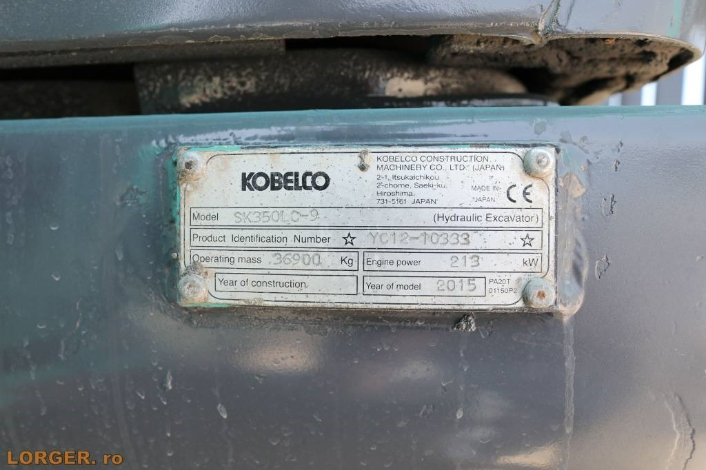 Excavadora de cadenas Kobelco SK 350 LC: foto 14