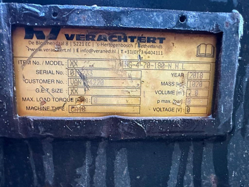 Verachtert 2m3 wide bucket - brede bak - Cazo para Maquinaria de construcción: foto 4 Verachtert 2m3 wide bucket - brede bak - Cazo para Maquinaria de construcción: foto 4