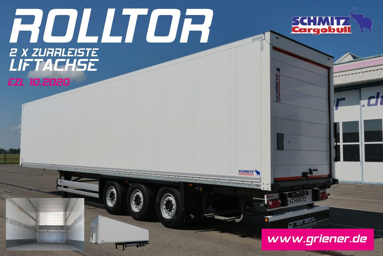 Schmitz Cargobull SKO 24 / ROLLTOR / LIFTACHSE /2 x ZURRLEISTE - Semirremolque caja cerrada: foto 1 Schmitz Cargobull SKO 24 / ROLLTOR / LIFTACHSE /2 x ZURRLEISTE - Semirremolque caja cerrada: foto 1