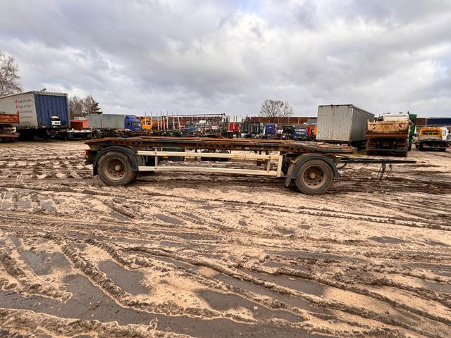 Hüffermann HAR 1870 L Schlitten - Abrollanhänger - Remolque multilift/ Portacontenedores de cadenas: foto 3 Hüffermann HAR 1870 L Schlitten - Abrollanhänger - Remolque multilift/ Portacontenedores de cadenas: foto 3