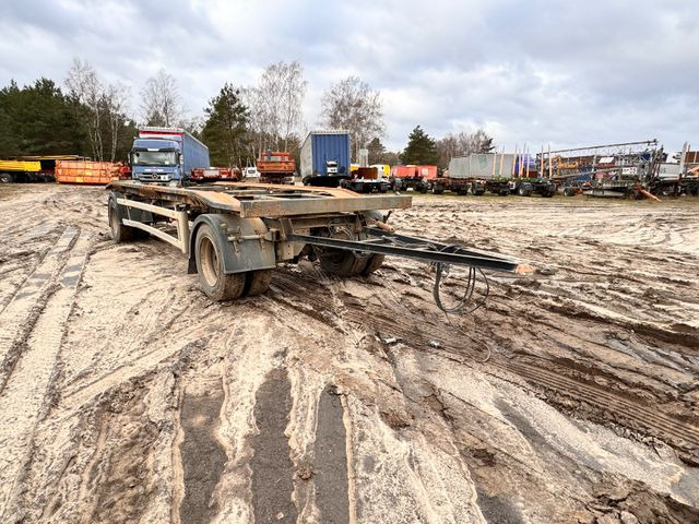 Hüffermann HAR 1870 L Schlitten - Abrollanhänger - Remolque multilift/ Portacontenedores de cadenas: foto 1 Hüffermann HAR 1870 L Schlitten - Abrollanhänger - Remolque multilift/ Portacontenedores de cadenas: foto 1