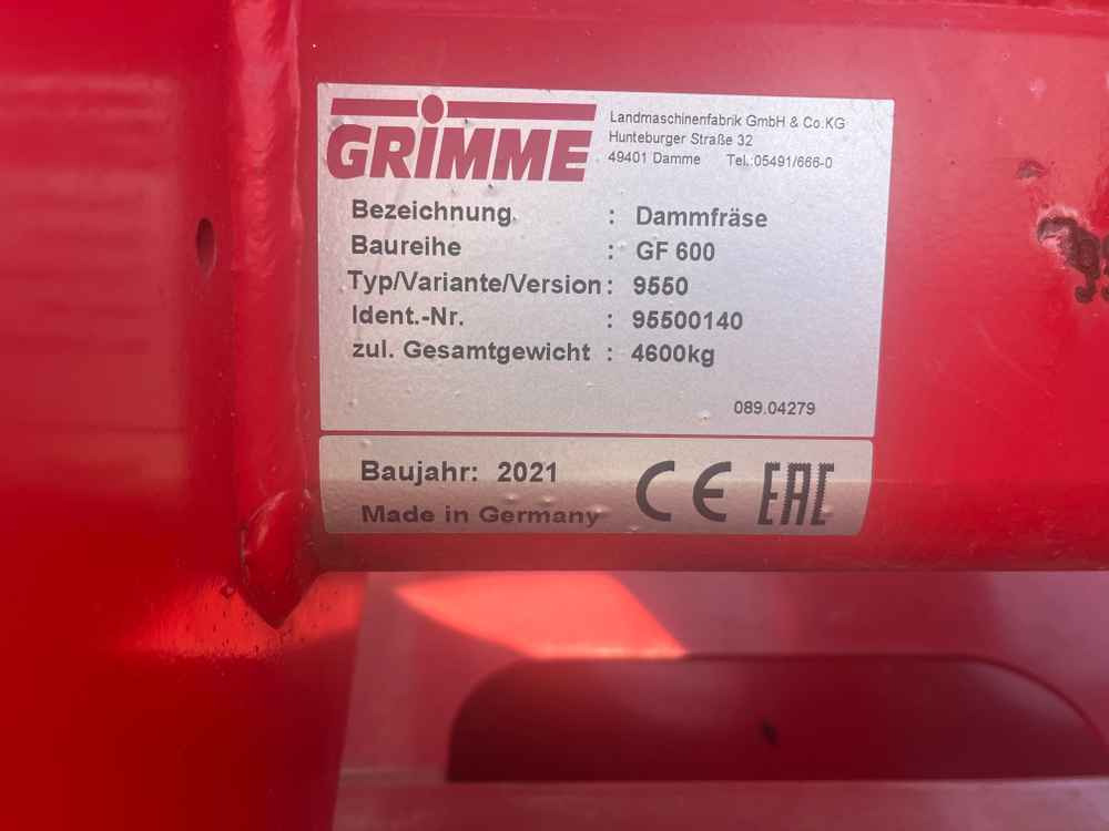 Grimme GF 600 - Cosechadora: foto 2 Grimme GF 600 - Cosechadora: foto 2
