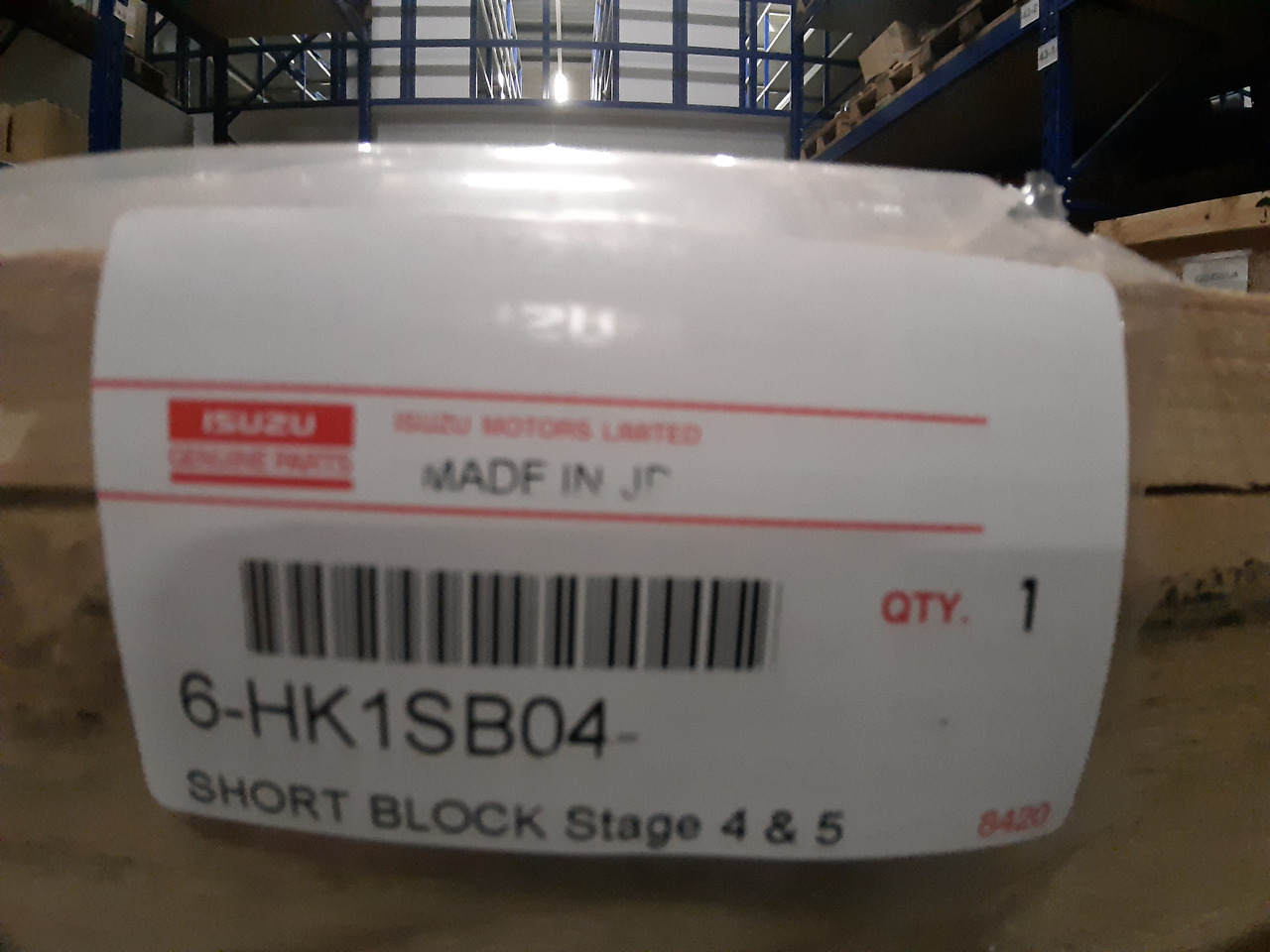 Isuzu ** NEW ** Short block 6HK1 stage 4 & 5 - Bloque de cilindros para Excavadora: foto 1 Isuzu ** NEW ** Short block 6HK1 stage 4 & 5 - Bloque de cilindros para Excavadora: foto 1