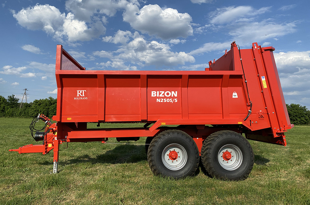 Roltrans Miststreuer / Manure spreader / Epandeur à fumier / Spandiletame / Разбрасыватель органических удобрений / Rozrzutnik obornika N250S/5 10 t - Esparcidor de estiércol: foto 2 Roltrans Miststreuer / Manure spreader / Epandeur à fumier / Spandiletame / Разбрасыватель органических удобрений / Rozrzutnik obornika N250S/5 10 t - Esparcidor de estiércol: foto 2