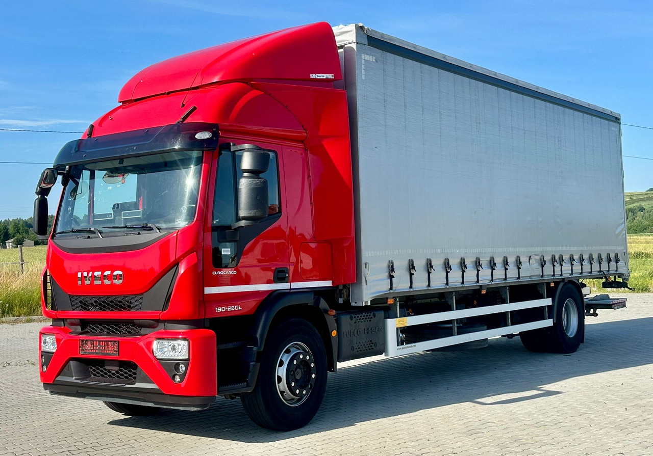 IVECO EUROCARGO 180-280 / FIRANKA / WINDA / 20 PALET / 80 TYŚ KM / 2023 ROK / 9 223 KG ŁADOWNOŚ - Camión lona: foto 2 IVECO EUROCARGO 180-280 / FIRANKA / WINDA / 20 PALET / 80 TYŚ KM / 2023 ROK / 9 223 KG ŁADOWNOŚ - Camión lona: foto 2