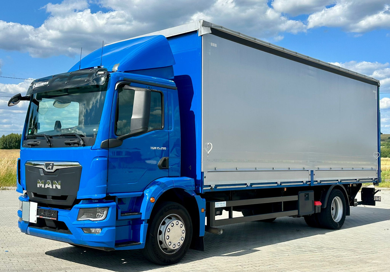 MAN TGM 15.290 / FIRANKA / WINDA / AUTOMAT / 2021 ROK / 18 EUROPALET / 15 T DMC - Camión lona: foto 2 MAN TGM 15.290 / FIRANKA / WINDA / AUTOMAT / 2021 ROK / 18 EUROPALET / 15 T DMC - Camión lona: foto 2