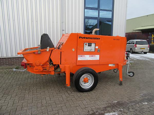 2014 PUTZMEISTER BSA1005 DC trailer mounted. - Bomba de hormigon estacionaria: foto 1 2014 PUTZMEISTER BSA1005 DC trailer mounted. - Bomba de hormigon estacionaria: foto 1