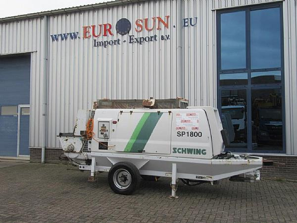 2015 SCHWING SP 1800 D 129KW - Bomba de hormigon estacionaria: foto 1 2015 SCHWING SP 1800 D 129KW - Bomba de hormigon estacionaria: foto 1