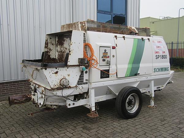 2015 SCHWING SP 1800 D 129KW - Bomba de hormigon estacionaria: foto 2 2015 SCHWING SP 1800 D 129KW - Bomba de hormigon estacionaria: foto 2