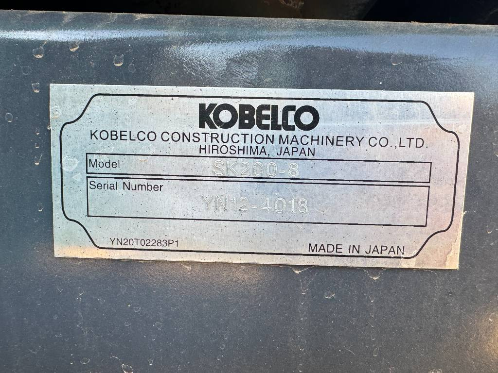 Kobelco SK 200-8 - Excavadora de cadenas: foto 3 Kobelco SK 200-8 - Excavadora de cadenas: foto 3
