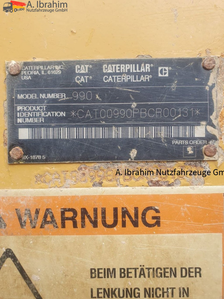 CAT 990 Zustand gut, Video vorhanden ohne Ketten!! - Cargadora de ruedas: foto 2 CAT 990 Zustand gut, Video vorhanden ohne Ketten!! - Cargadora de ruedas: foto 2