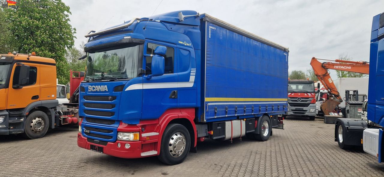Scania R410 Retarder, Klima, Standklima Top Zustand!! - Camión lona: foto 1 Scania R410 Retarder, Klima, Standklima Top Zustand!! - Camión lona: foto 1