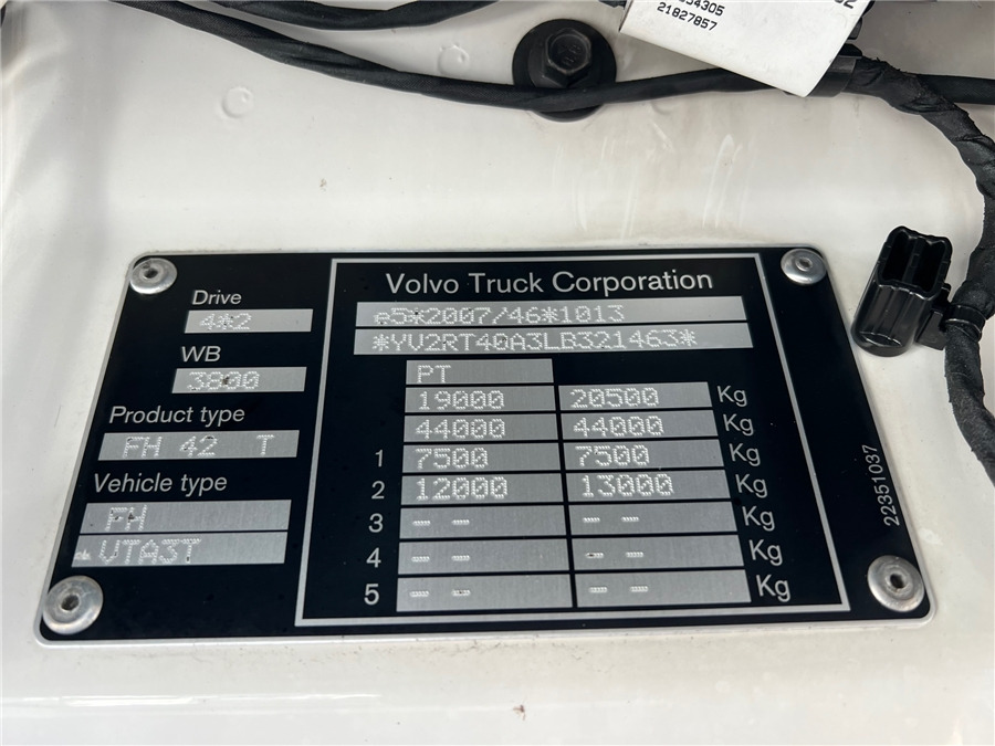Cabeza tractora Volvo FH500 / RETARDER / IPARKCOOL: foto 14