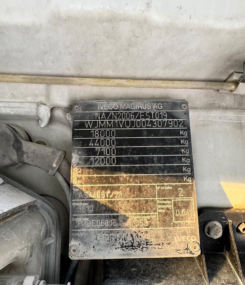 Cabeza tractora Iveco stralis 480 - euro 3 Impianto RB: foto 17