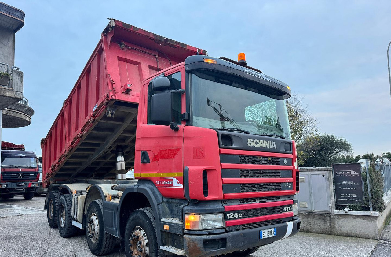 Scania R124/470 Ribaltabile 8X4 - Camión volquete: foto 1 Scania R124/470 Ribaltabile 8X4 - Camión volquete: foto 1
