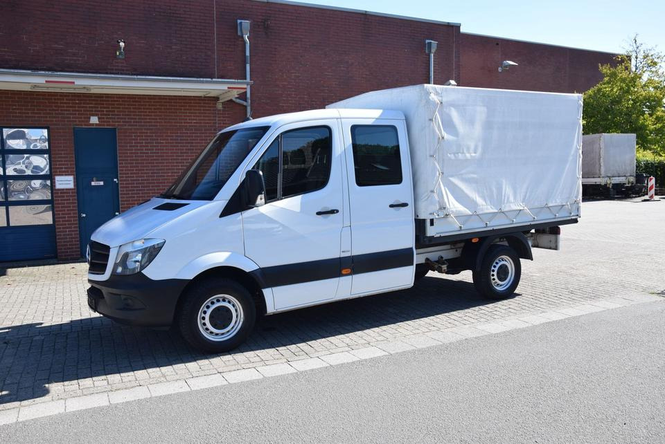 Mercedes-Benz Sprinter 314 CDI Pri Plane Doka 7-Sitze Klima - Furgoneta con lona, Furgoneta combi: foto 1 Mercedes-Benz Sprinter 314 CDI Pri Plane Doka 7-Sitze Klima - Furgoneta con lona, Furgoneta combi: foto 1
