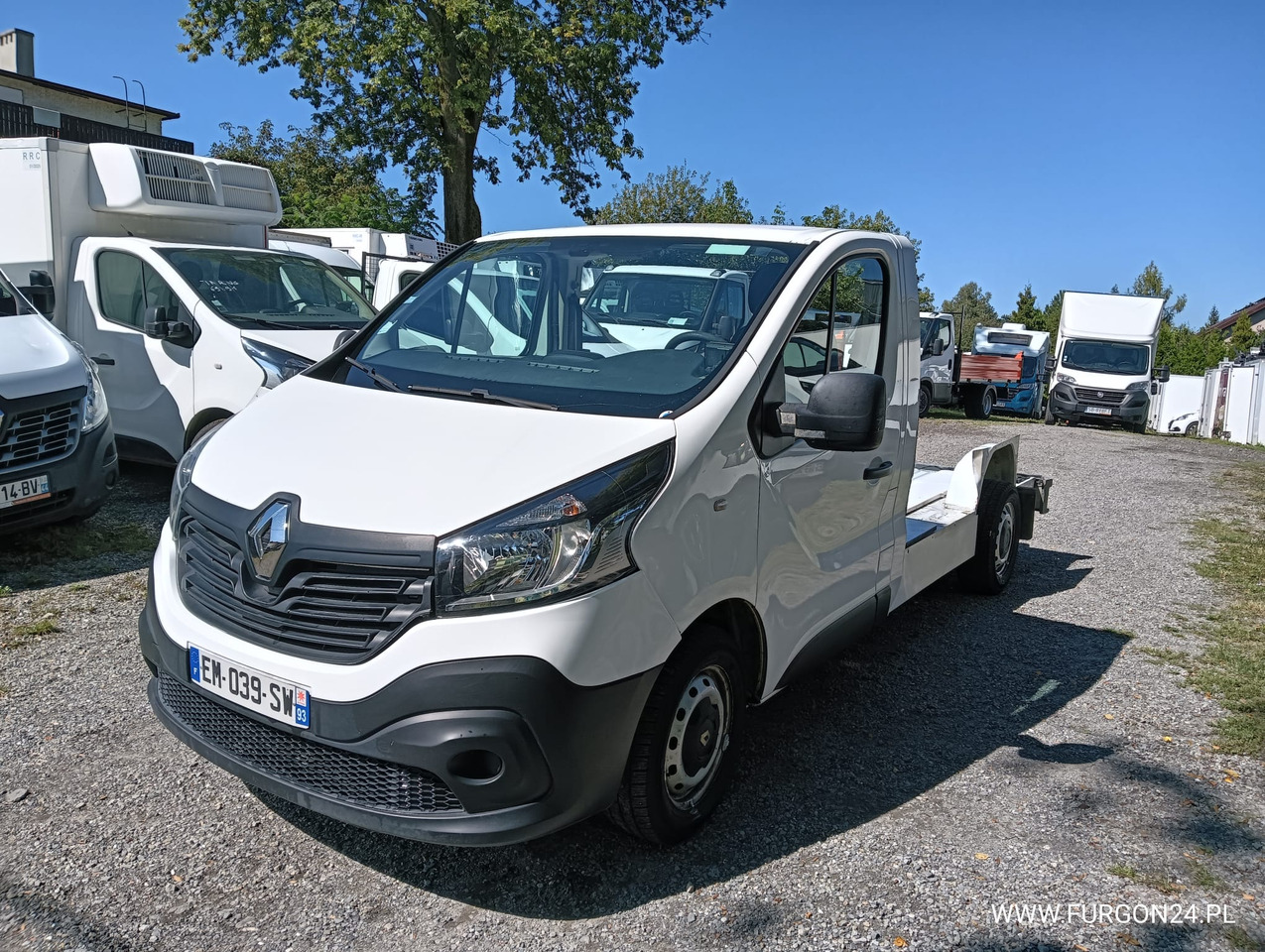 RENAULT TRAFIC PLATFORMA DO ZABUDOWY NR 871 - Furgoneta: foto 1 RENAULT TRAFIC PLATFORMA DO ZABUDOWY NR 871 - Furgoneta: foto 1