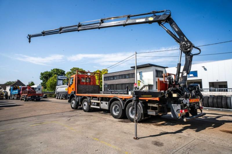 Renault KERAX 430 DXI+ HIAB 16 T/m + 5 EXT - Camión caja abierta, Camión grúa: foto 3 Renault KERAX 430 DXI+ HIAB 16 T/m + 5 EXT - Camión caja abierta, Camión grúa: foto 3