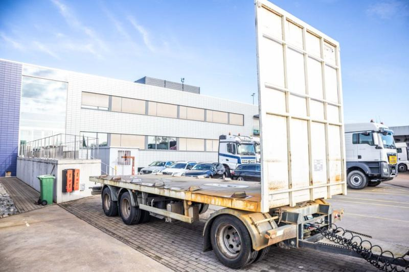 Trouillet PLATEAU + 3 ASSEN DOLLY - Remolque plataforma/ Caja abierta: foto 2 Trouillet PLATEAU + 3 ASSEN DOLLY - Remolque plataforma/ Caja abierta: foto 2