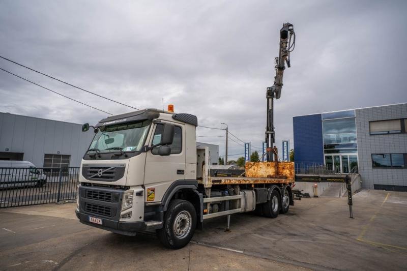 Volvo FM 410 DXI -6X2+HIAB 24 T/m/2x - Camión caja abierta, Camión grúa: foto 1 Volvo FM 410 DXI -6X2+HIAB 24 T/m/2x - Camión caja abierta, Camión grúa: foto 1