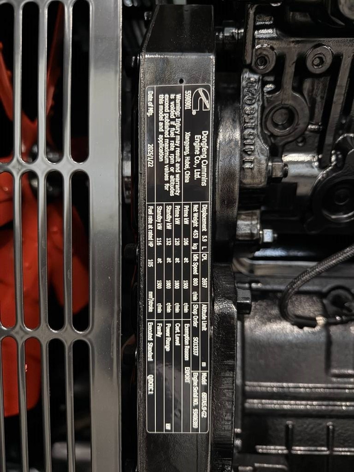 Leasing de Cummins 6BTA5.9-G2 - 138 kVA Generator - DPX-19836 Cummins 6BTA5.9-G2 - 138 kVA Generator - DPX-19836: foto 17 Leasing de Cummins 6BTA5.9-G2 - 138 kVA Generator - DPX-19836 Cummins 6BTA5.9-G2 - 138 kVA Generator - DPX-19836: foto 17