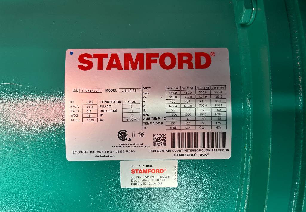 Cummins C400D5 - 400 kVA Generator - DPX-18518 - Generador industriale: foto 4 Cummins C400D5 - 400 kVA Generator - DPX-18518 - Generador industriale: foto 4