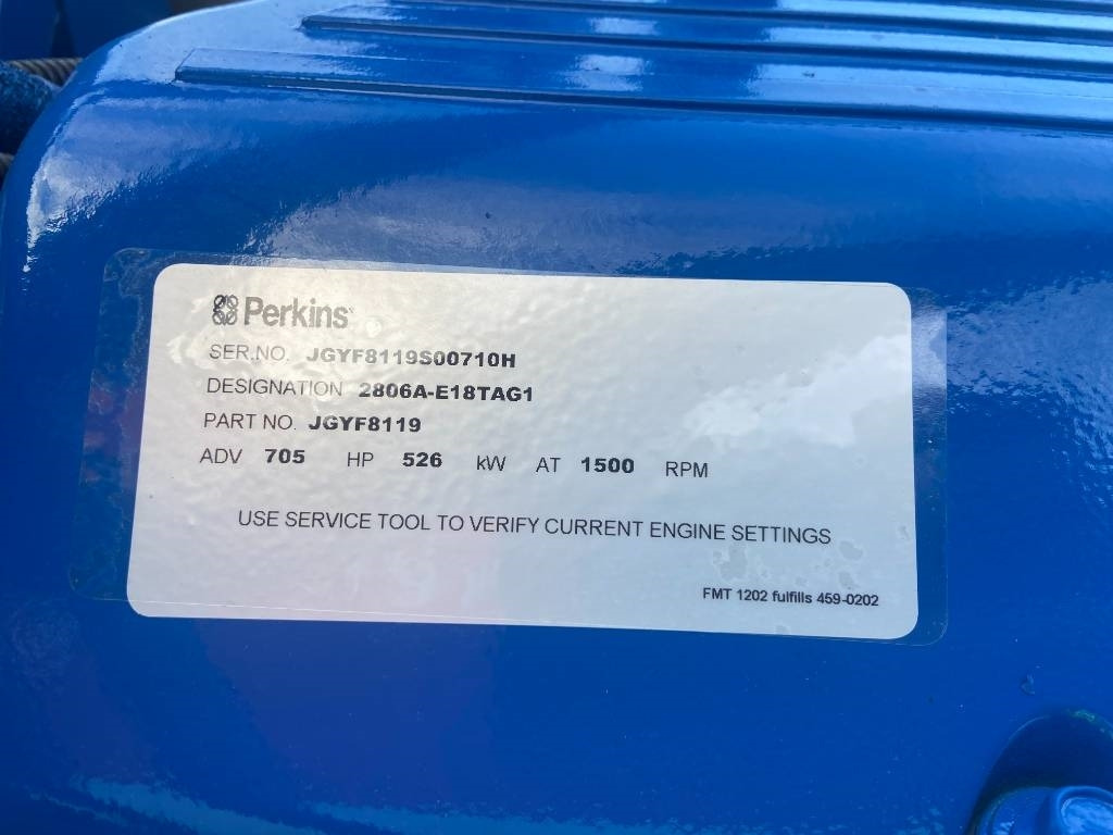 Generador industriale FG Wilson P605-3 - 605 kVA Open Genset - DPX-16021-O: foto 8 Generador industriale FG Wilson P605-3 - 605 kVA Open Genset - DPX-16021-O: foto 8