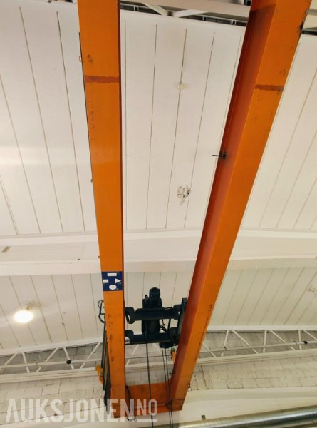 1997 Demag ZKKE Traverskran - Bredde 8500 mm - løftekapasitet 5 tonn - Grúa: foto 3 1997 Demag ZKKE Traverskran - Bredde 8500 mm - løftekapasitet 5 tonn - Grúa: foto 3