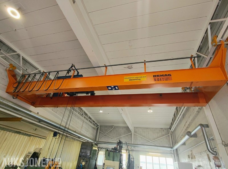 1997 Demag ZKKE Traverskran - Bredde 8500 mm - løftekapasitet 5 tonn - Grúa: foto 2 1997 Demag ZKKE Traverskran - Bredde 8500 mm - løftekapasitet 5 tonn - Grúa: foto 2
