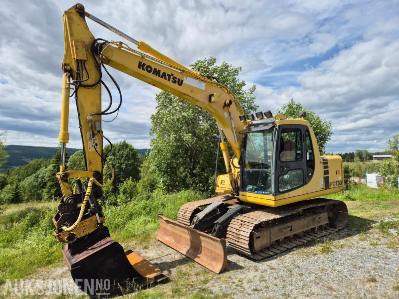 1998 Komatsu PC130, beltegraver m. Engcon tiltrotator - Excavadora: foto 1 1998 Komatsu PC130, beltegraver m. Engcon tiltrotator - Excavadora: foto 1