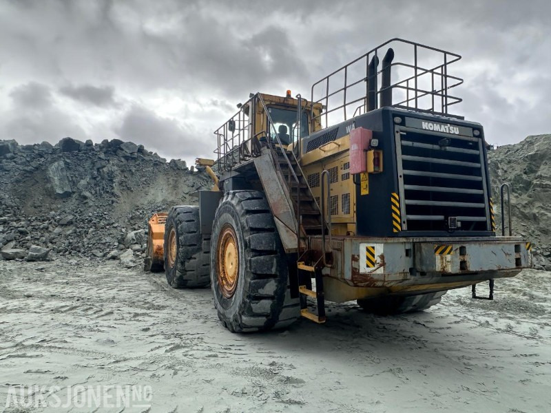2003 Komatsu WA800-3 Hjullaster med 11 m3 skuffe - Spakstyring- Sertifisert til mai 2026 - Cargadora de ruedas: foto 3 2003 Komatsu WA800-3 Hjullaster med 11 m3 skuffe - Spakstyring- Sertifisert til mai 2026 - Cargadora de ruedas: foto 3