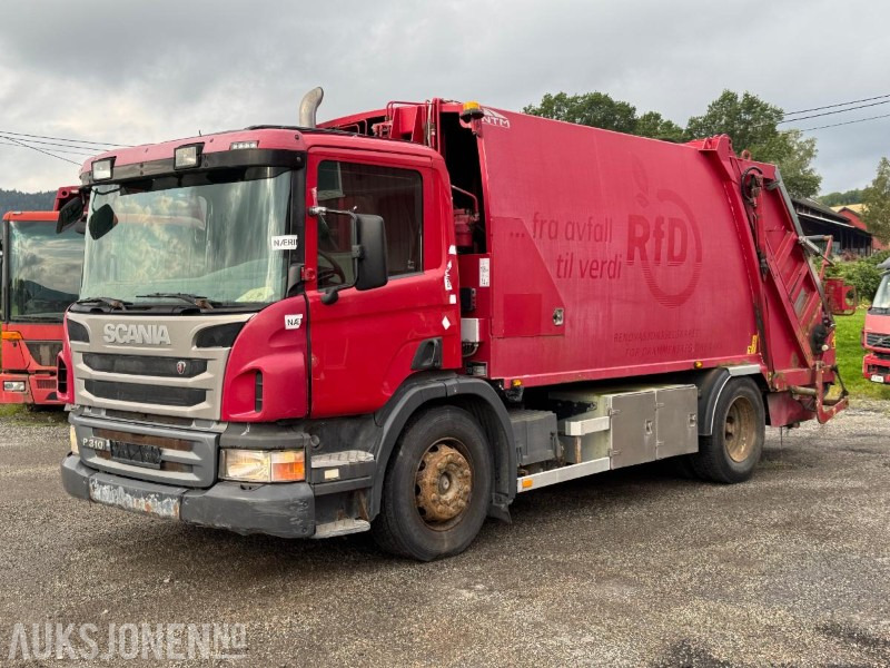 2009 Scania P-serie renovasjonsbil / NTM påbygg - Camión de basura: foto 1 2009 Scania P-serie renovasjonsbil / NTM påbygg - Camión de basura: foto 1