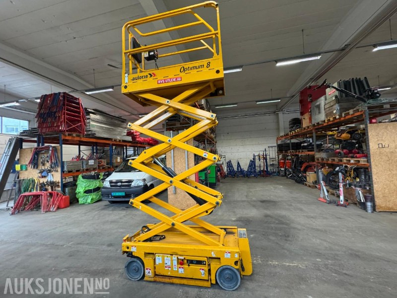 Plataforma elevadora 2010 Haulotte Optimum 8 sakselift på batteri / årskontrollert: foto 19
