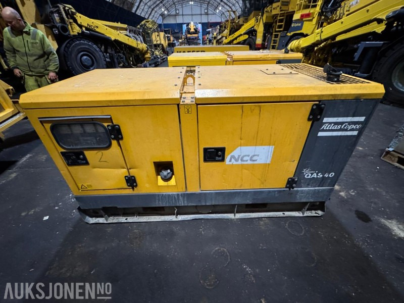 2012 Atlas Copco QAS 40 strømaggregat / 40KVA - Equipo de construcción: foto 4 2012 Atlas Copco QAS 40 strømaggregat / 40KVA - Equipo de construcción: foto 4