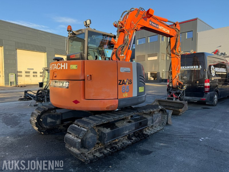 2012 Hitachi ZX 85US-3 - ROTOTILT - SENTRALSMØRING - BUNKRINGSPUMPE - Excavadora: foto 3 2012 Hitachi ZX 85US-3 - ROTOTILT - SENTRALSMØRING - BUNKRINGSPUMPE - Excavadora: foto 3