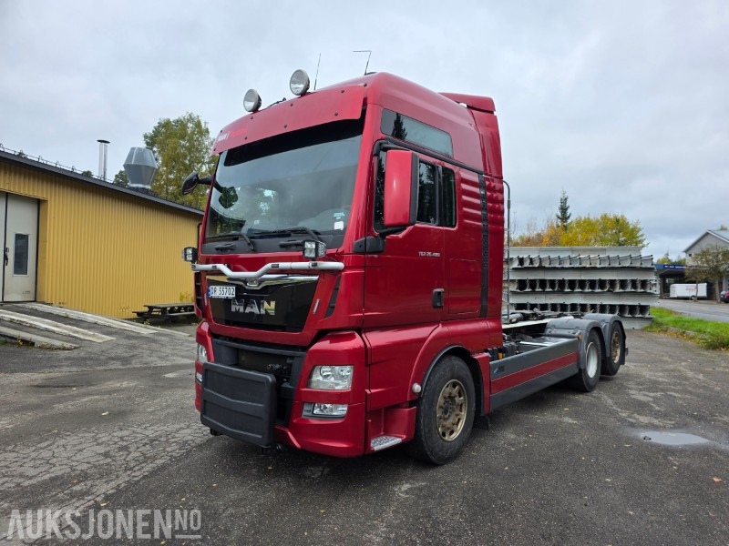 2014 MAN TGX 26.480 6X2-4 BL 18 T krok nylig EU godkjent - Camión multibasculante: foto 1 2014 MAN TGX 26.480 6X2-4 BL 18 T krok nylig EU godkjent - Camión multibasculante: foto 1