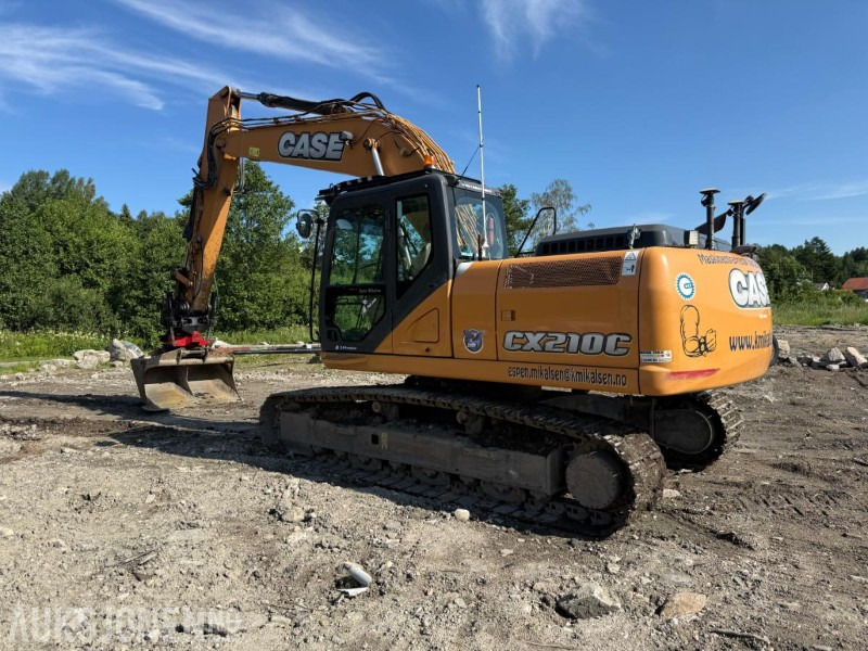 2015 Case CX210C BELTEGRAVER ROTOTILT ENGCON MASKINSTYRING SERVICEHISTORIKK LITE TIMER EN EIER. - Excavadora: foto 5 2015 Case CX210C BELTEGRAVER ROTOTILT ENGCON MASKINSTYRING SERVICEHISTORIKK LITE TIMER EN EIER. - Excavadora: foto 5