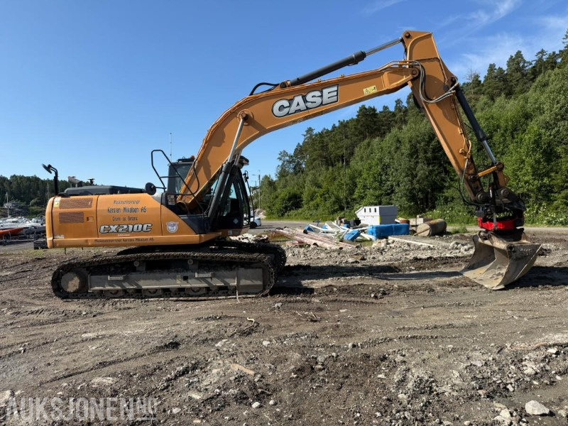 2015 Case CX210C BELTEGRAVER ROTOTILT ENGCON MASKINSTYRING SERVICEHISTORIKK LITE TIMER EN EIER. - Excavadora: foto 2 2015 Case CX210C BELTEGRAVER ROTOTILT ENGCON MASKINSTYRING SERVICEHISTORIKK LITE TIMER EN EIER. - Excavadora: foto 2