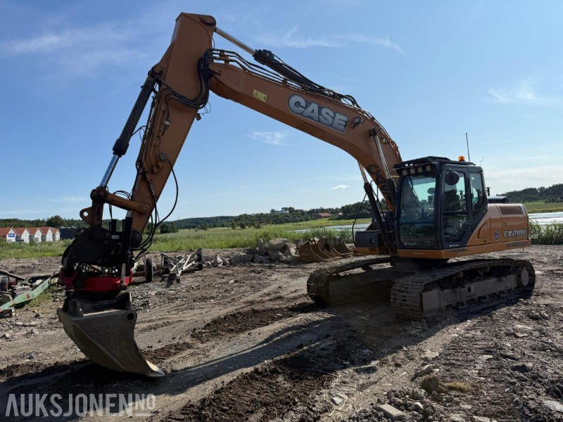 2015 Case CX210C BELTEGRAVER ROTOTILT ENGCON MASKINSTYRING SERVICEHISTORIKK LITE TIMER EN EIER. - Excavadora: foto 3 2015 Case CX210C BELTEGRAVER ROTOTILT ENGCON MASKINSTYRING SERVICEHISTORIKK LITE TIMER EN EIER. - Excavadora: foto 3