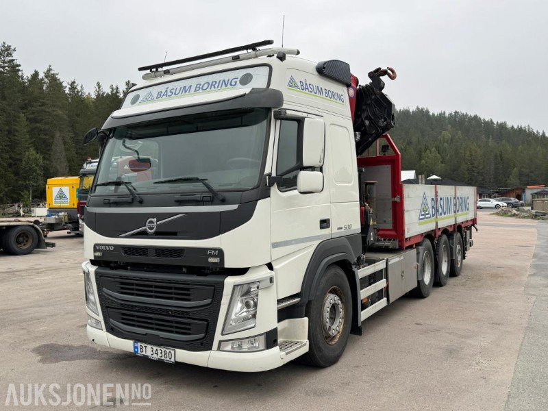 2015 Volvo FM 500 kranbil / 8x4 / HMF 5020-K6 kran / 88464 km - Camión grúa: foto 1 2015 Volvo FM 500 kranbil / 8x4 / HMF 5020-K6 kran / 88464 km - Camión grúa: foto 1