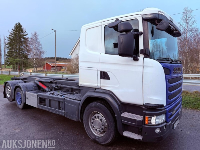 2016 Scania G450 EURO 6 444933 km - Styrbar boggi og Webasto - Camión multibasculante: foto 3 2016 Scania G450 EURO 6 444933 km - Styrbar boggi og Webasto - Camión multibasculante: foto 3