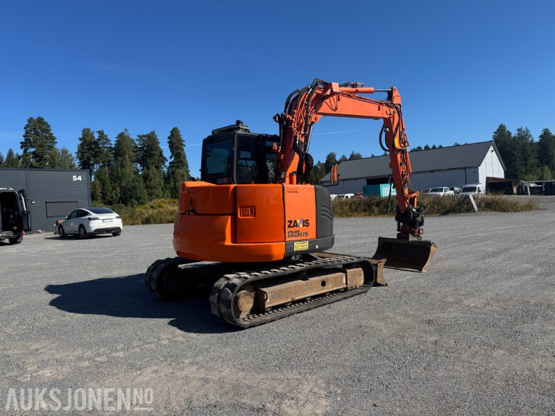 2018 Hitachi ZX85US-5 - Beltegraver - Gravemaskin - Tilt - Lyspakke - Excavadora: foto 5 2018 Hitachi ZX85US-5 - Beltegraver - Gravemaskin - Tilt - Lyspakke - Excavadora: foto 5