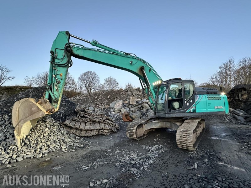 2018 Kobelco SK300LC-10 – Leica maskinstyring/SMP tiltrotator/2 skuffer, 5404 timer - Excavadora: foto 1 2018 Kobelco SK300LC-10 – Leica maskinstyring/SMP tiltrotator/2 skuffer, 5404 timer - Excavadora: foto 1
