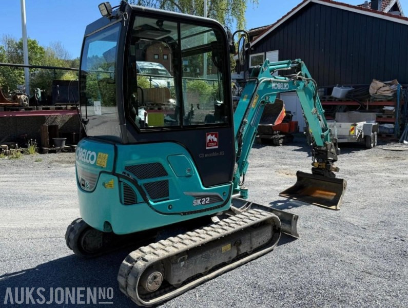 2018 Kobelco sk22 Minigraver med Engcon tiltrotator - Miniexcavadora: foto 4 2018 Kobelco sk22 Minigraver med Engcon tiltrotator - Miniexcavadora: foto 4