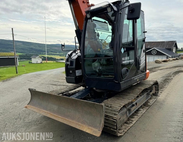 2021 Hitachi ZX85US-6 Beltegraver med Rototilt R3 - Excavadora: foto 5 2021 Hitachi ZX85US-6 Beltegraver med Rototilt R3 - Excavadora: foto 5