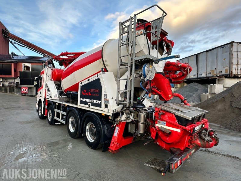 2021 Scania P500XT 8X4 Putzmeister PUMI 28-4Betongpumpe, 83413km - Camión hormigonera: foto 3 2021 Scania P500XT 8X4 Putzmeister PUMI 28-4Betongpumpe, 83413km - Camión hormigonera: foto 3