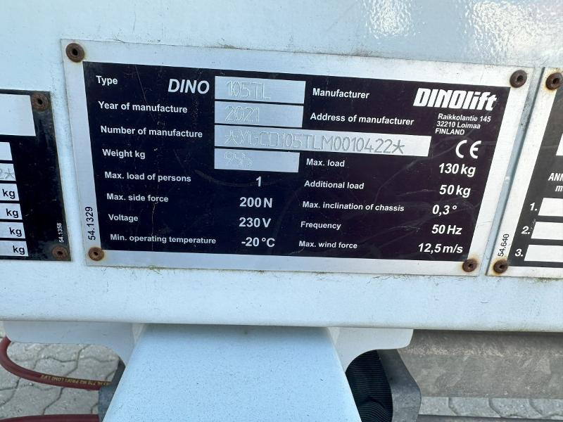 2022 Dino 105 TL Dino 105TL - Plataforma elevadora: foto 5 2022 Dino 105 TL Dino 105TL - Plataforma elevadora: foto 5