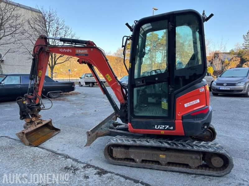 2022 KUBOTA U27 - 4 HI HIGH SPEC. 1155TIMER. S40. ENGCON TILTROTATOR. SMALSKUFF OG PUSSESKUFF. - Excavadora: foto 2 2022 KUBOTA U27 - 4 HI HIGH SPEC. 1155TIMER. S40. ENGCON TILTROTATOR. SMALSKUFF OG PUSSESKUFF. - Excavadora: foto 2
