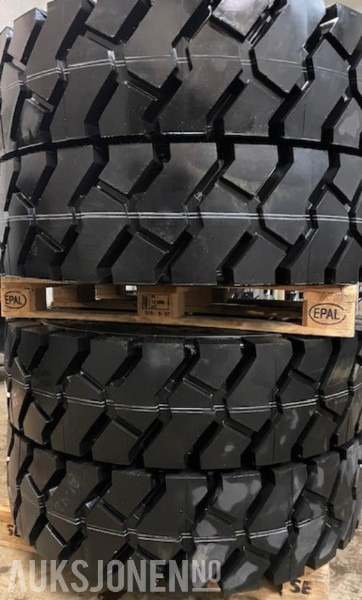 4 stk nye Michelin 14.00 R24 hjullaster-/anleggs-hjul - dekk med felg - ny gummibane - Equipo de construcción: foto 1 4 stk nye Michelin 14.00 R24 hjullaster-/anleggs-hjul - dekk med felg - ny gummibane - Equipo de construcción: foto 1